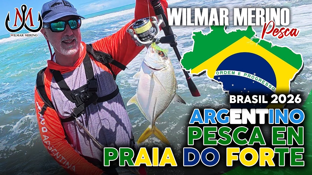 Pesca en Praia do Forte, Brasil 🇧🇷 | Carnada natural y artificial en aguas desconocidas