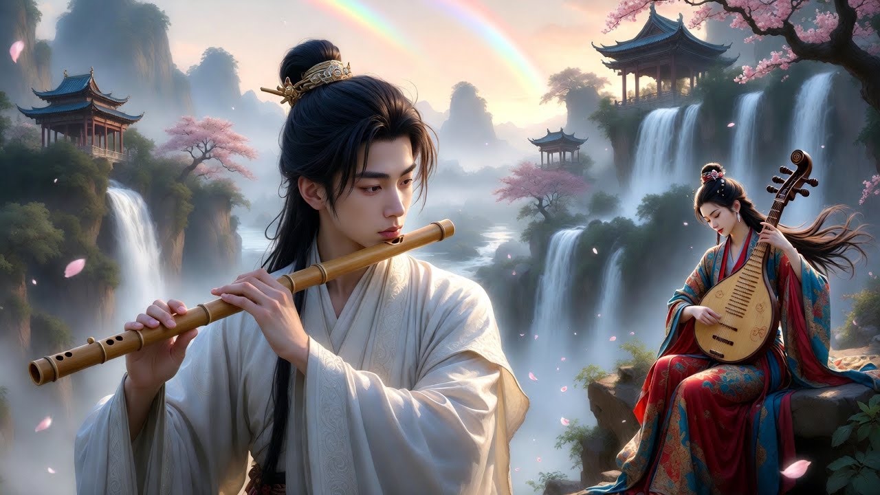 Oriental Spa Music & Nature Sounds ~ Flute Harmony for Stress Relief & Deep Relaxation
