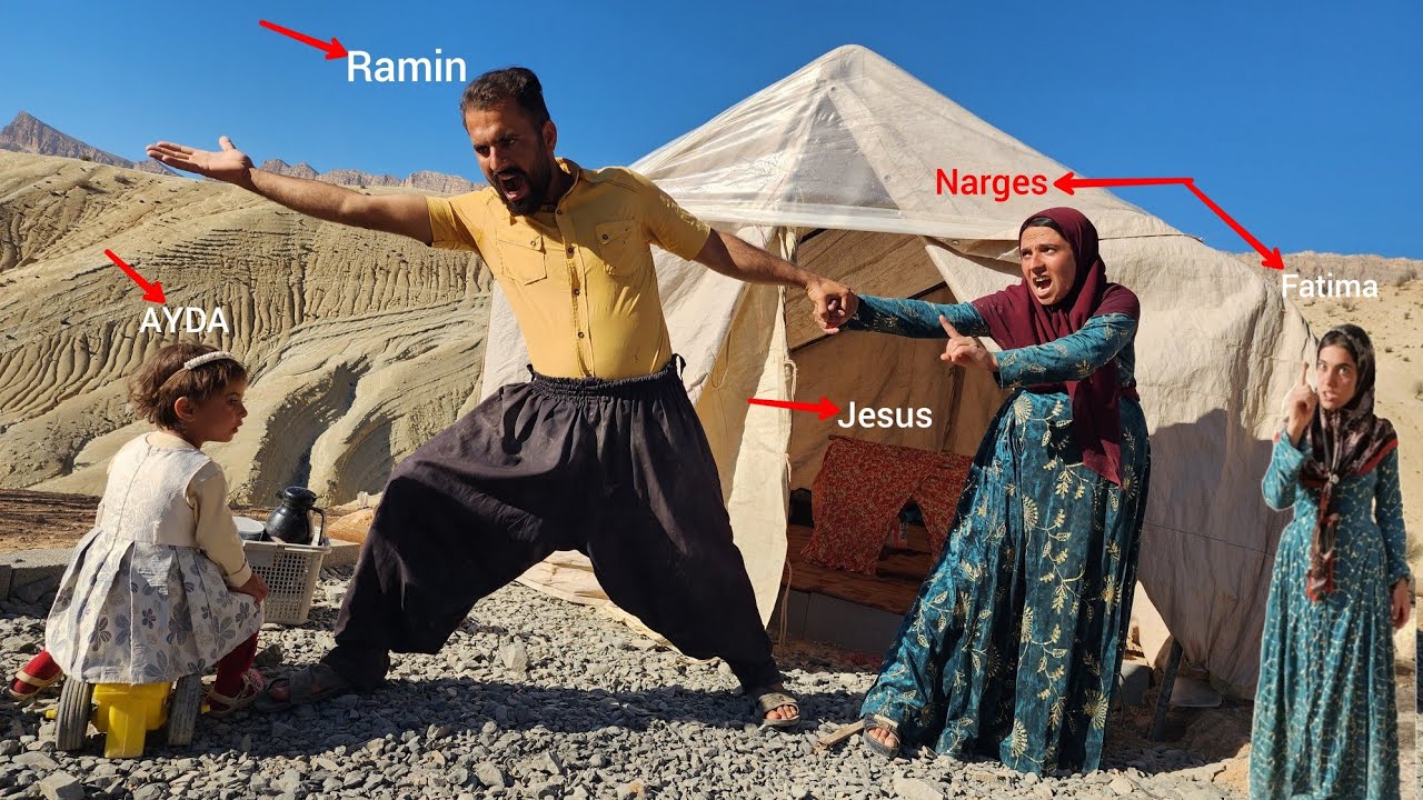 Ramin and Narges' intense fight; Fatemeh got in the way! 😱🔥