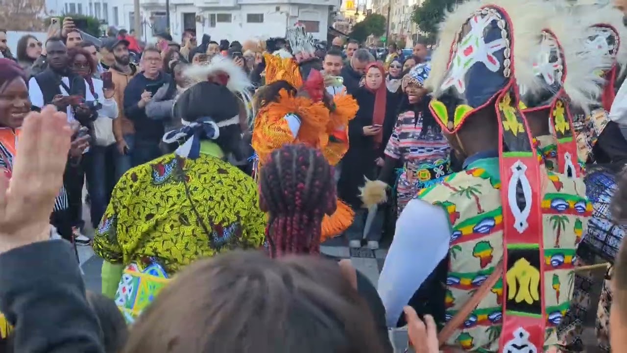 African street drumming to celebrate Afcon 2025