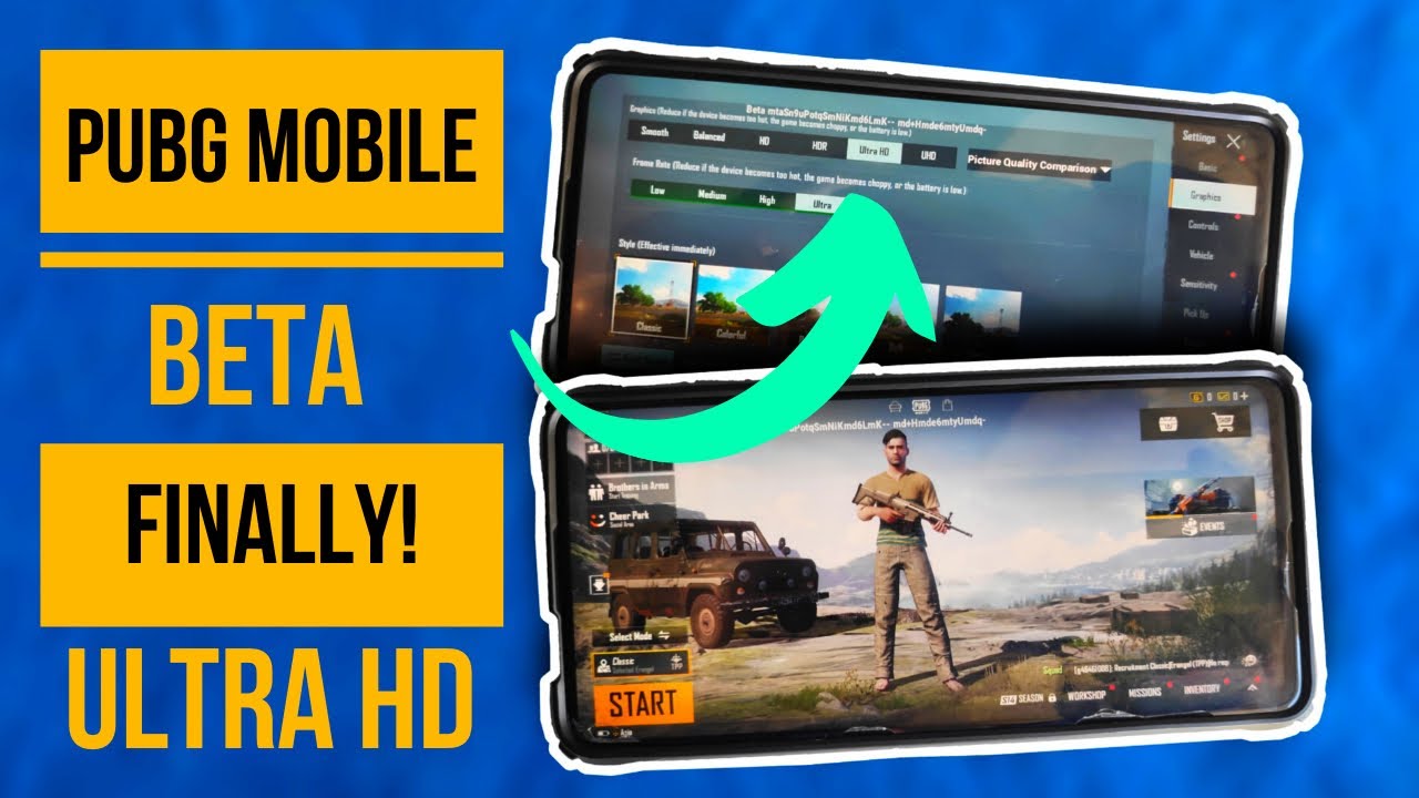 PUBG MOBILE BETA | Redmi K20 Pro | Download APK | Finally ULTRA HD graphics option !