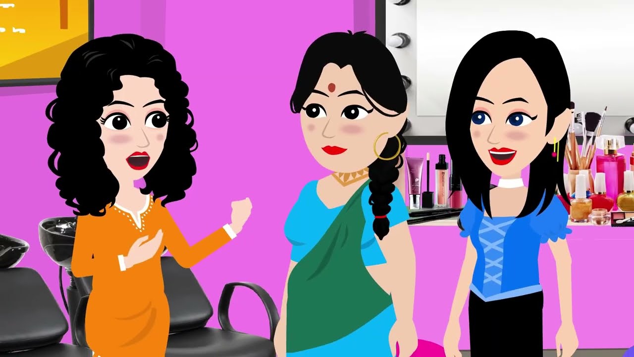 सोने का जादुई ब्यूटी पार्लर ✨ | Golden Beauty Parlour Story | Hindi Cartoon Kahani | magical story