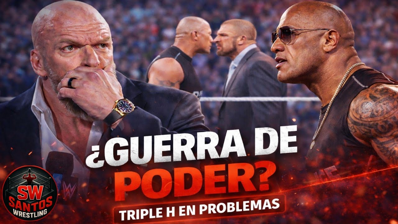 TRIPLE H en PROBLEMAS 💥 The ROCK podría quitárselo TODO