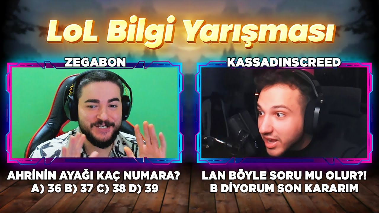 LOL ÖDÜLLÜ BİLGİ YARIŞMASI 🏆 | @KassadinsCreed İLE ZORLU SORULAR | Zero LoL