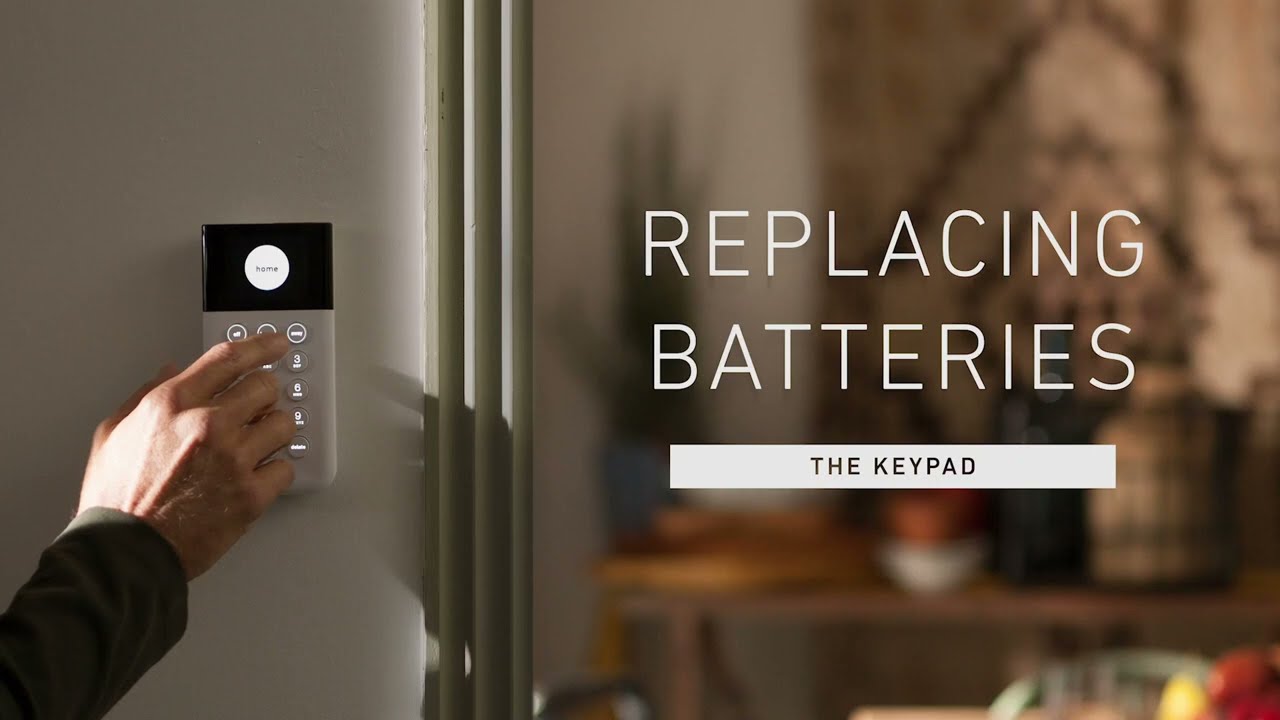How To Replace Keypad Batteries