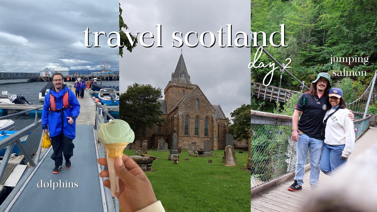 a quick trip from inverness to tain freezing oceans, dolphins, long car rides