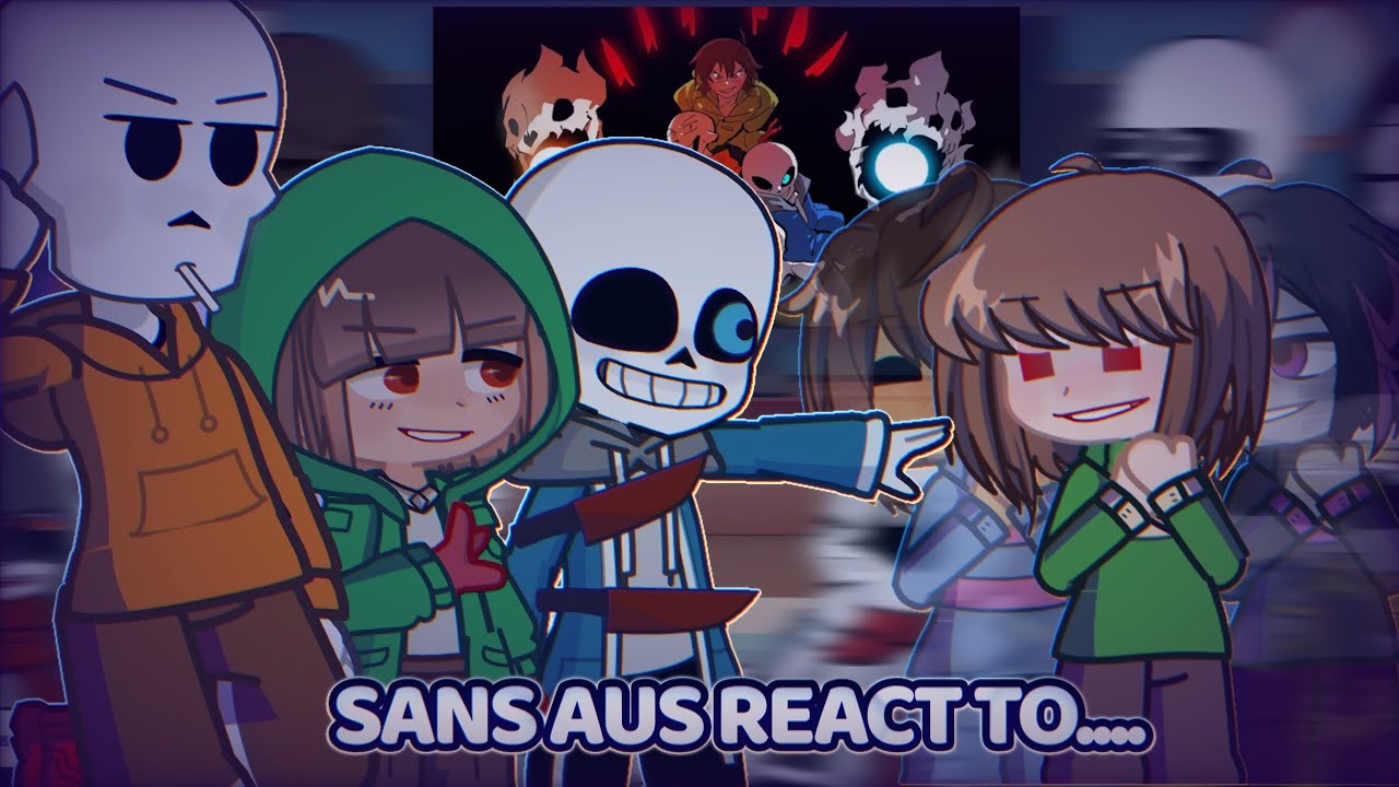 Sans aus react to Bad Time Trio ~Animation~