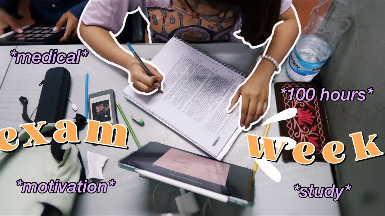 100 HOURS STUDY VLOG! (exam week)