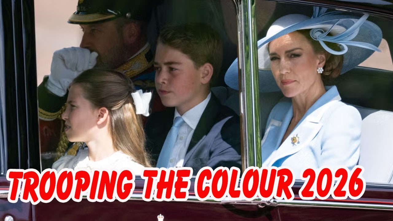 TROOPING THE COLOUR 2026: Princess Kate and Her Children Appear in Matching Blue Outfits