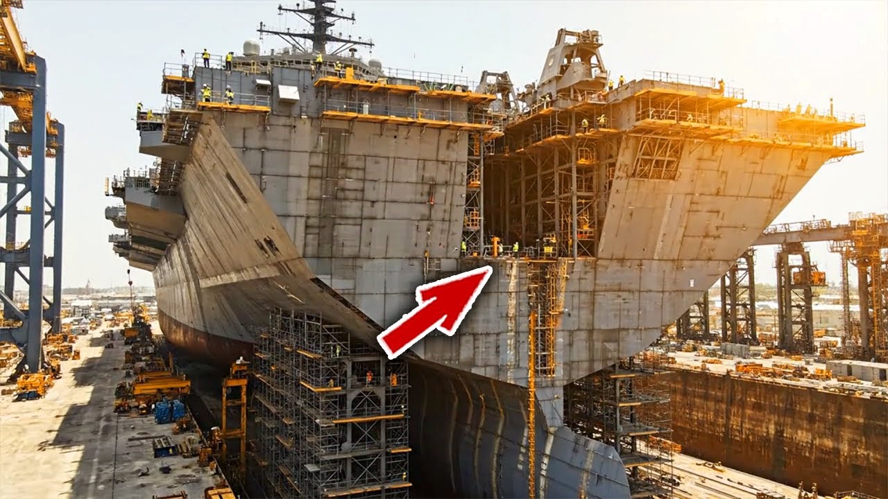 Full Overview of Aircraft Carrier Production Work