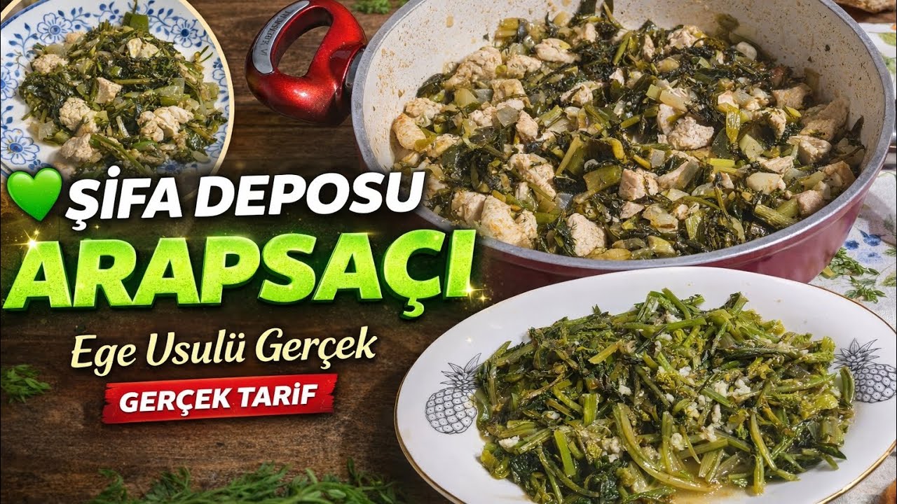 EGE USULÜ TAVUKLU ARAPSAÇI YEMEĞİ 