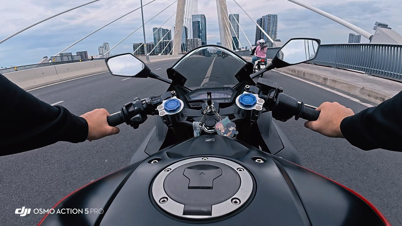 HONDA CBR150R CITY RIDE | DJI Osmo Action 5 Pro Test Footage