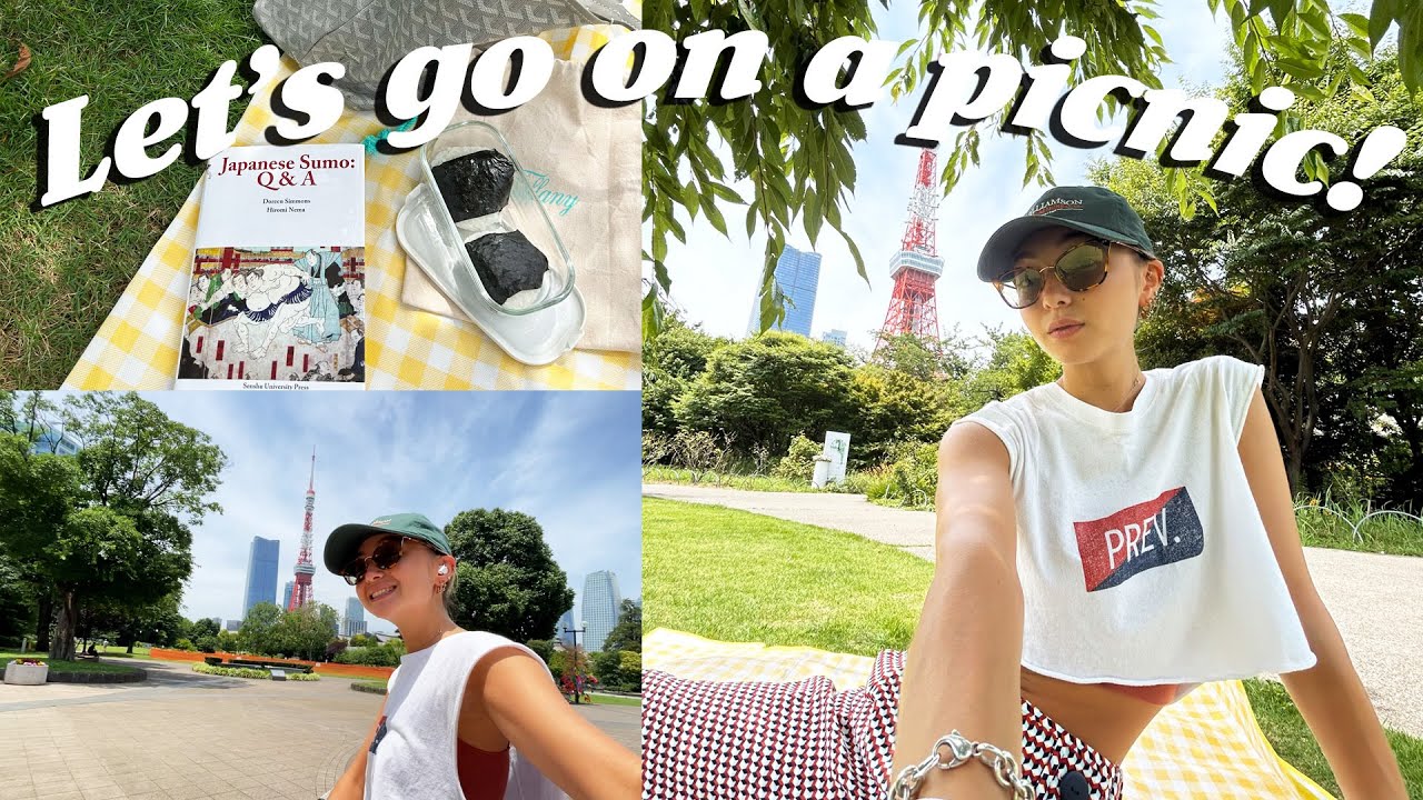 休日チルVlog：日光浴しながら読書🏖手作りお弁当でおでかけピクニック【作業用動画あり】Let’s go on a picnic!｜Read with me