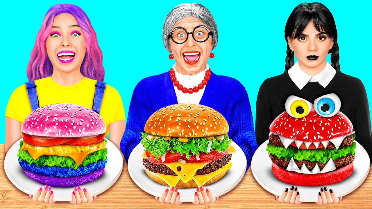 Sfida Di Cucina — Wednesday vs Nonna | Hack e Gadget Segreti Facilidi TeenTeam Challenge