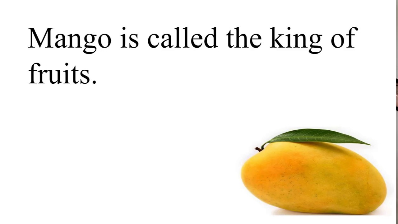 Essay On Mango In English Class 1, 2, 3 | Dr Noor Essays
