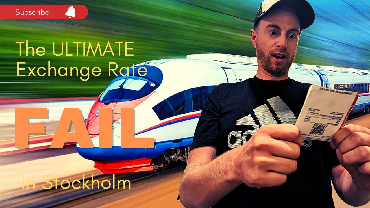 The ULTIMATE exchange rate fail in Stockholm #irlstreamer #travelfail #vlogfail