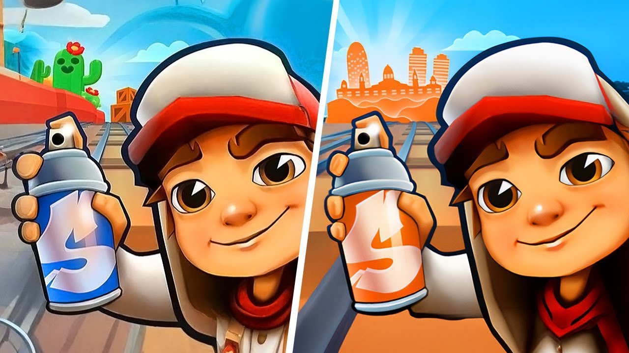 Subway Surfers Bali, Subway Surfers Map Comparison