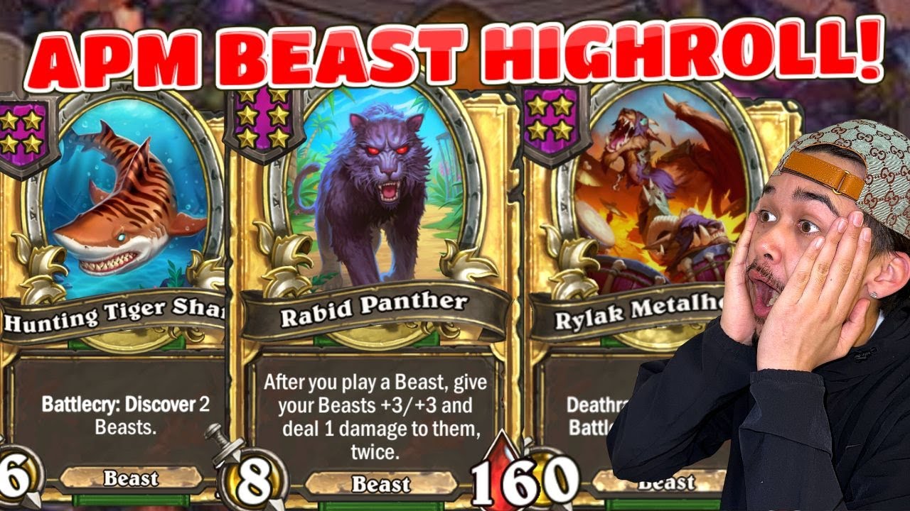 Destroying Mechs With APM BEASTS | Hearthstone Battlegrounds