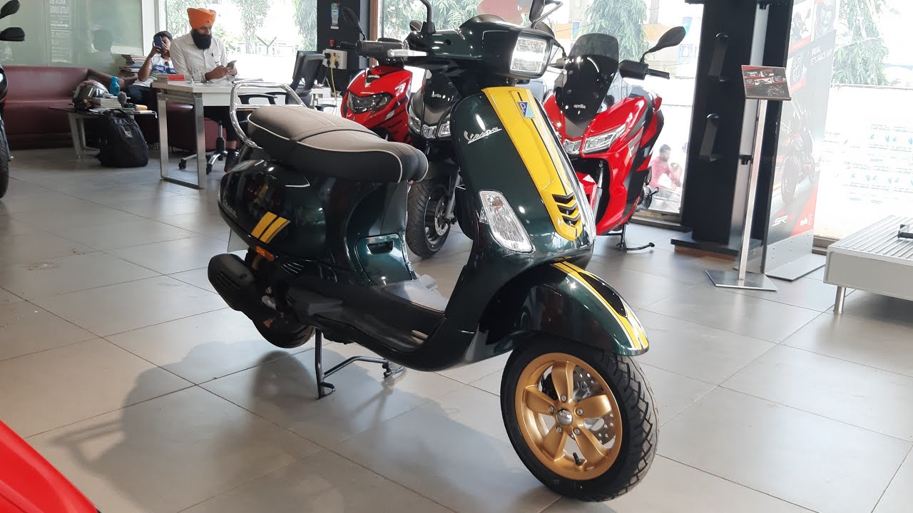2023 All New Piaggio Vespa Sxl 125 Racing Sixties New Colour |Latest Onroad Price|New Colour