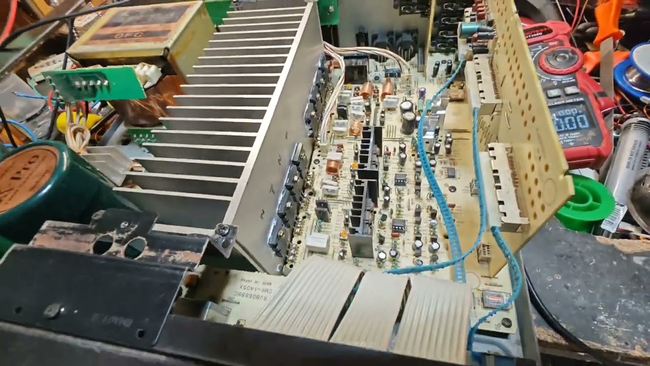 Class AA Technics SU-VX800 Amplifier repair and dummy load test