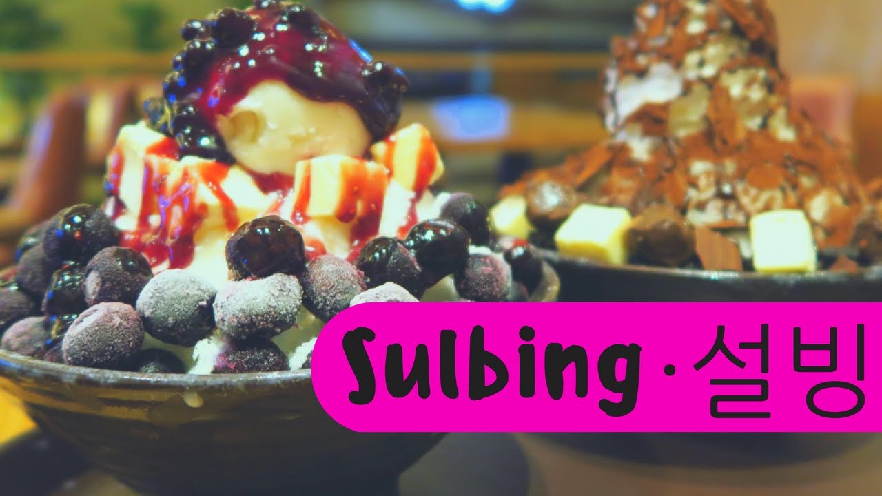 Sulbing (설빙): Eating our favorite Korean Dessert in Seoul, Korea - Bingsu (빙수) Korean shaved ice