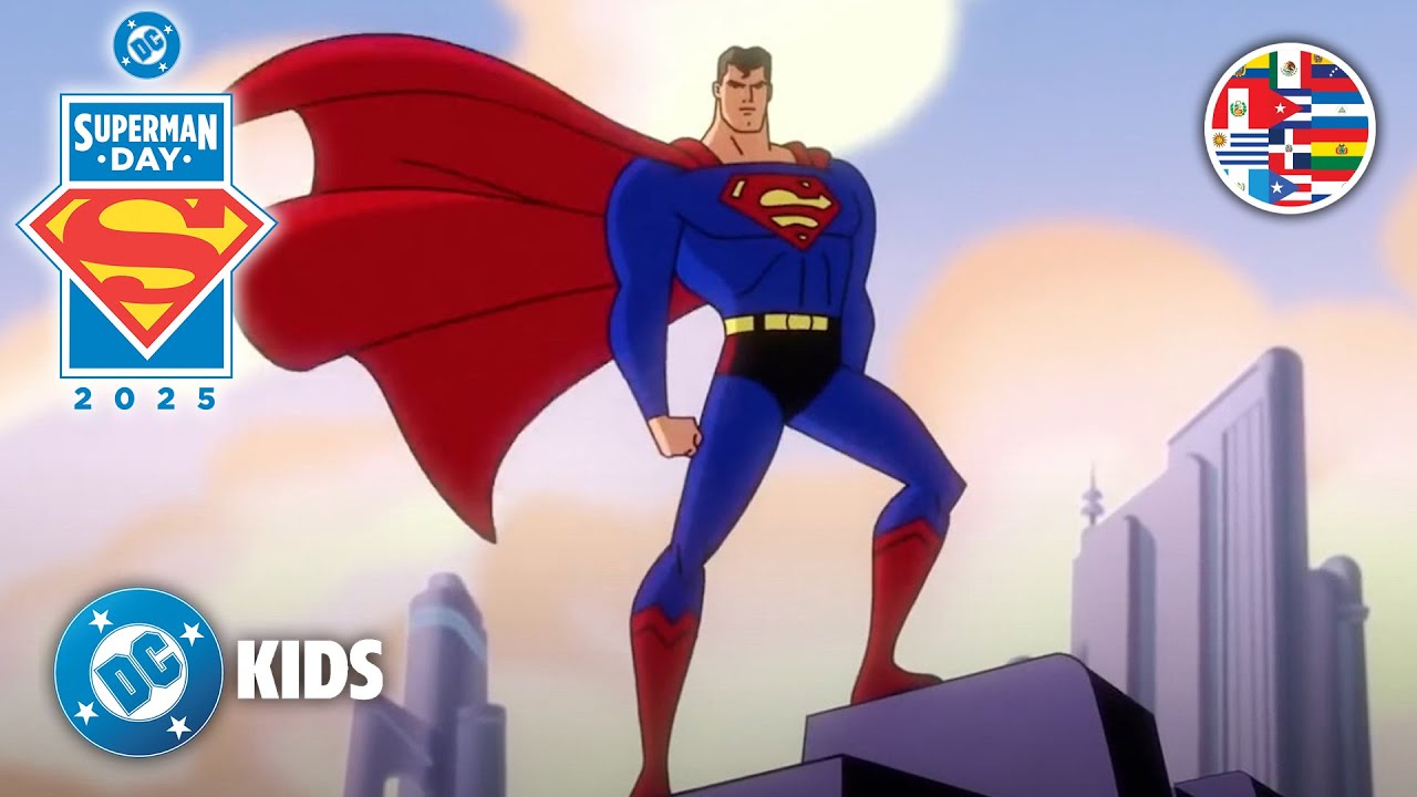 Escenas legendarias de Superman del Universo animado de DC y más. | @DCKidsLatino