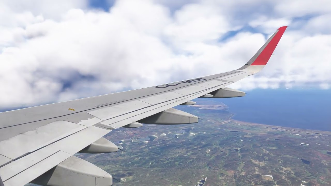 [MSFS24] Dizzy Landing Punta Arenas, Fenix A321 Latam