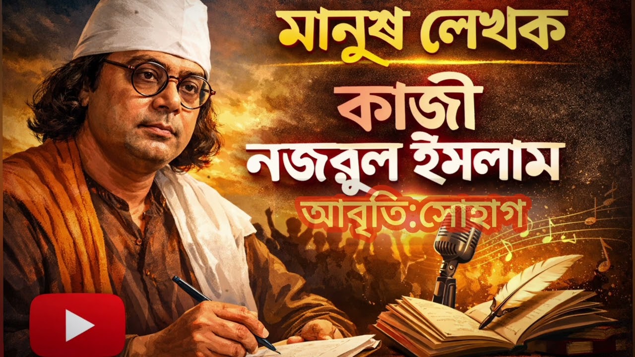 মানুষ|| কাজী নজরুল ইসলাম|| আবৃতি: সোহাগ||