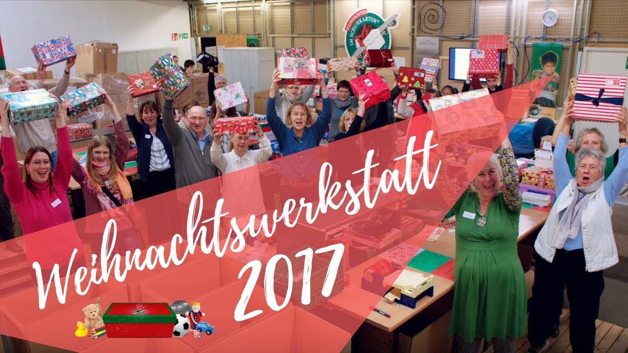Weihnachtswerkstatt 2017 von „Weihnachten im Schuhkarton“