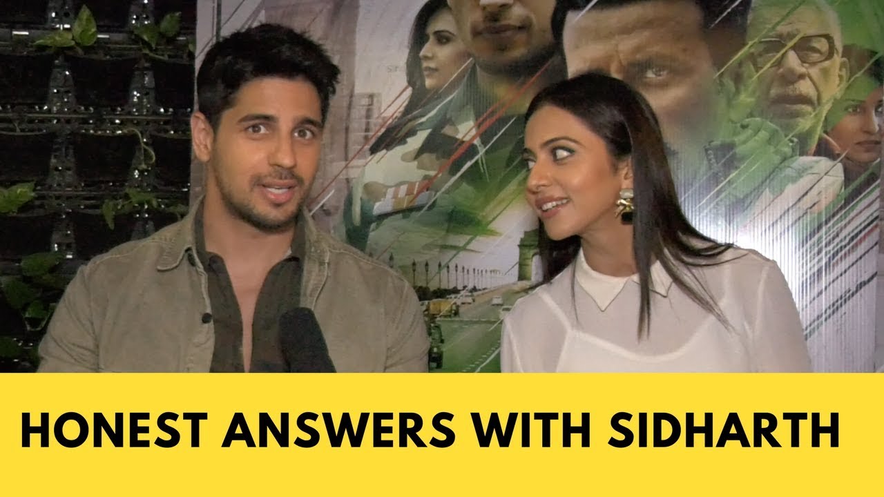 Honest Answers Ft. Sidharth Malhotra And Rakul Preet For Aiyaary | Exclusive Interview | Pop Diaries