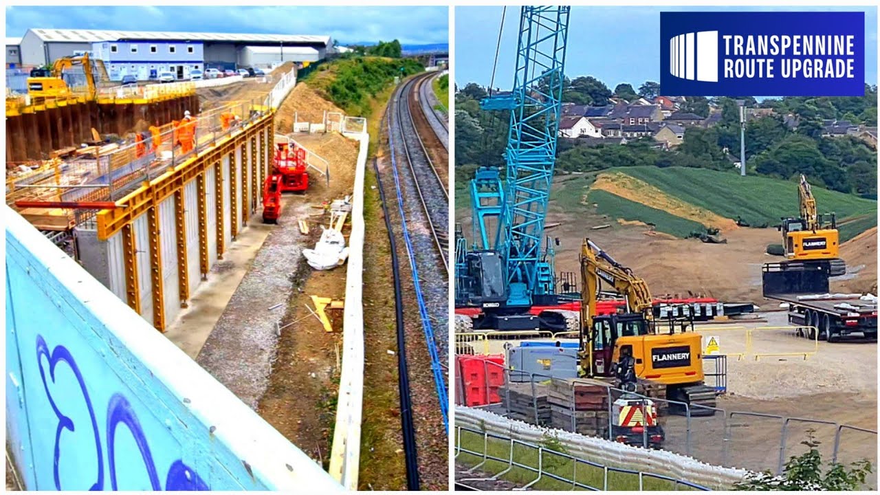 Railway cutting dug out for 1km of new TRU track ➕️ End is nigh for old bridges