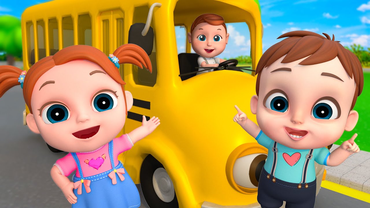 Wheels On The BusㅣThe wheels on the bus go round and roundㅣRoyal Kids Songs & Nursery Rhymes