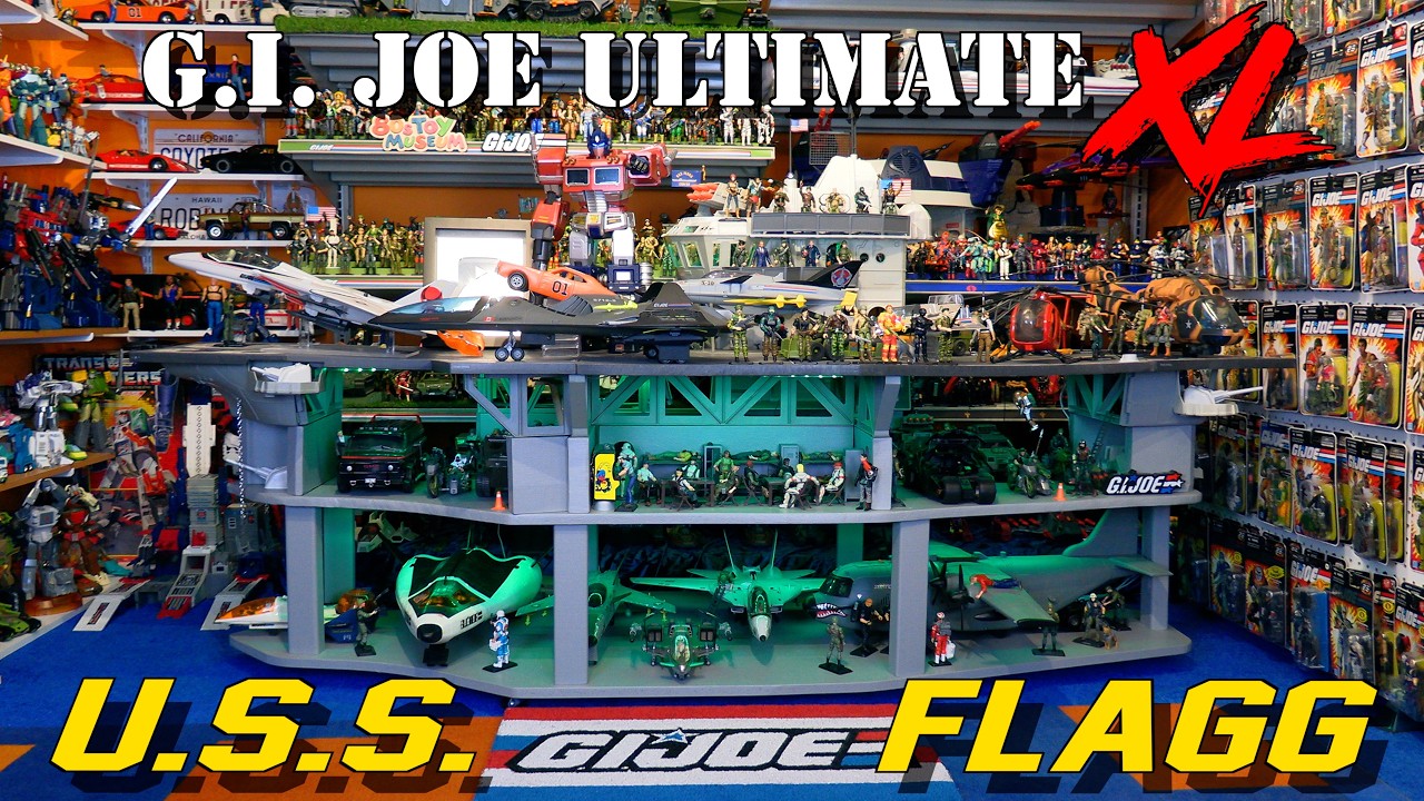 Универсальная модель авианосца USS FLAGG от G.I. Joe (ULTIMATE XL) с новой грузовой палубой.