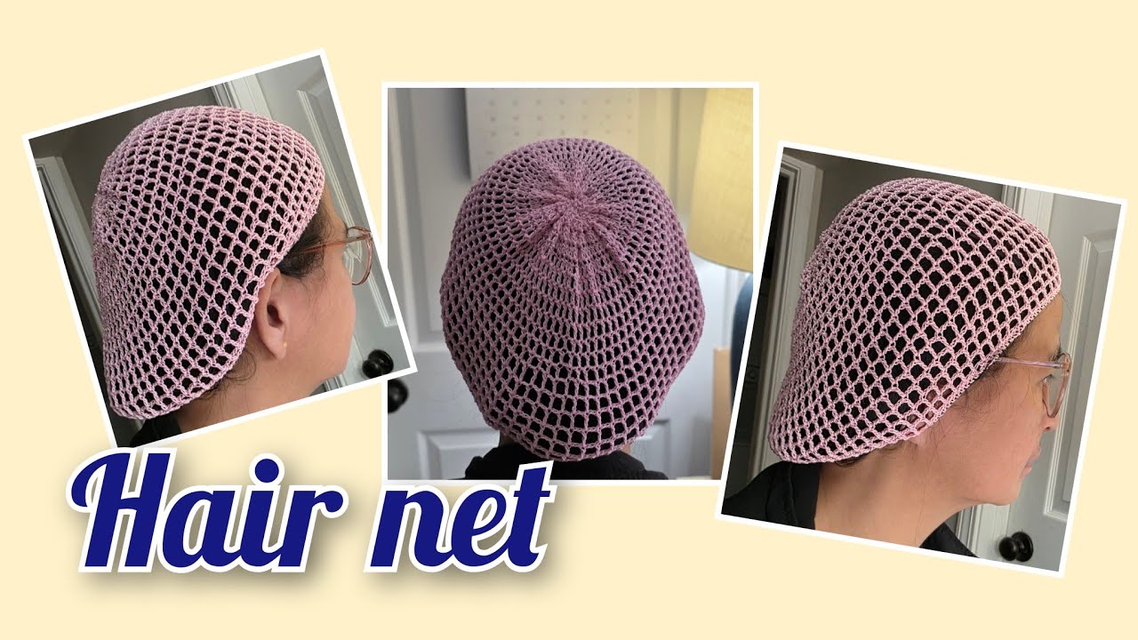 Crochet Hair Net - Super Easy and fun to make!