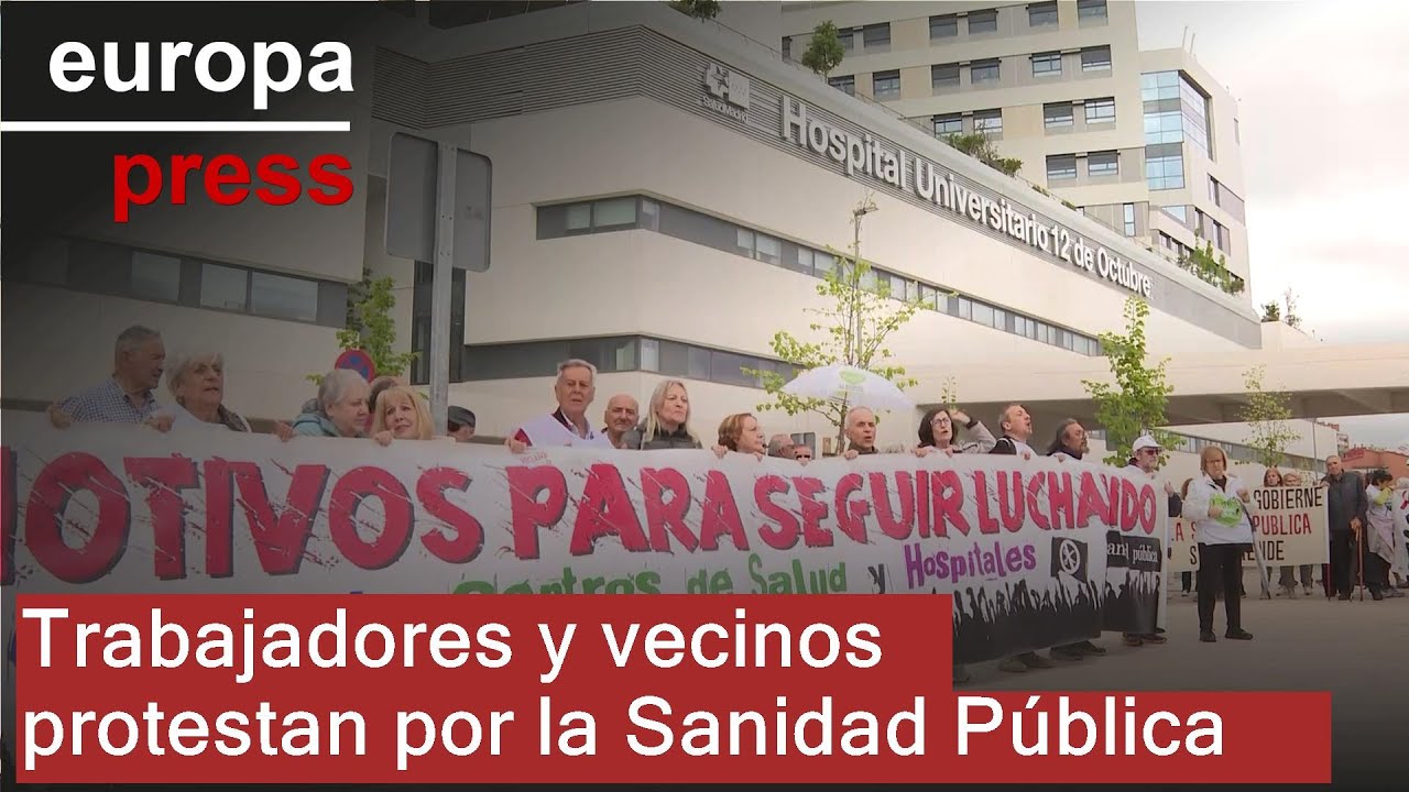 Trabajadores y vecinos se concentran en el 12 de Octubre por 