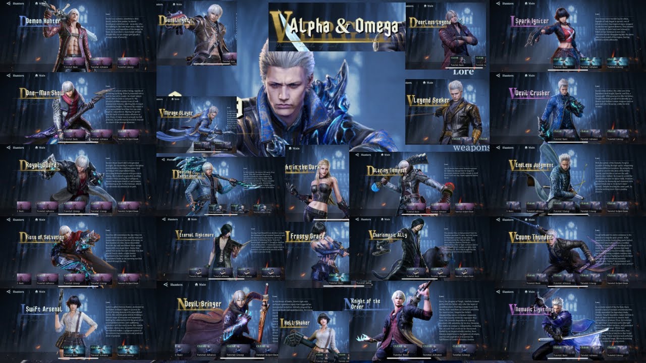 Devil May Cry : Peak of Combat All Characters Gameplay #devilmaycrypeakofcombat #allcharacters