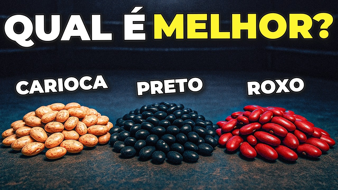 FEIJÃO ROXO, PRETO ou CARIOCA: Qual é mais SAUDÁVEL?