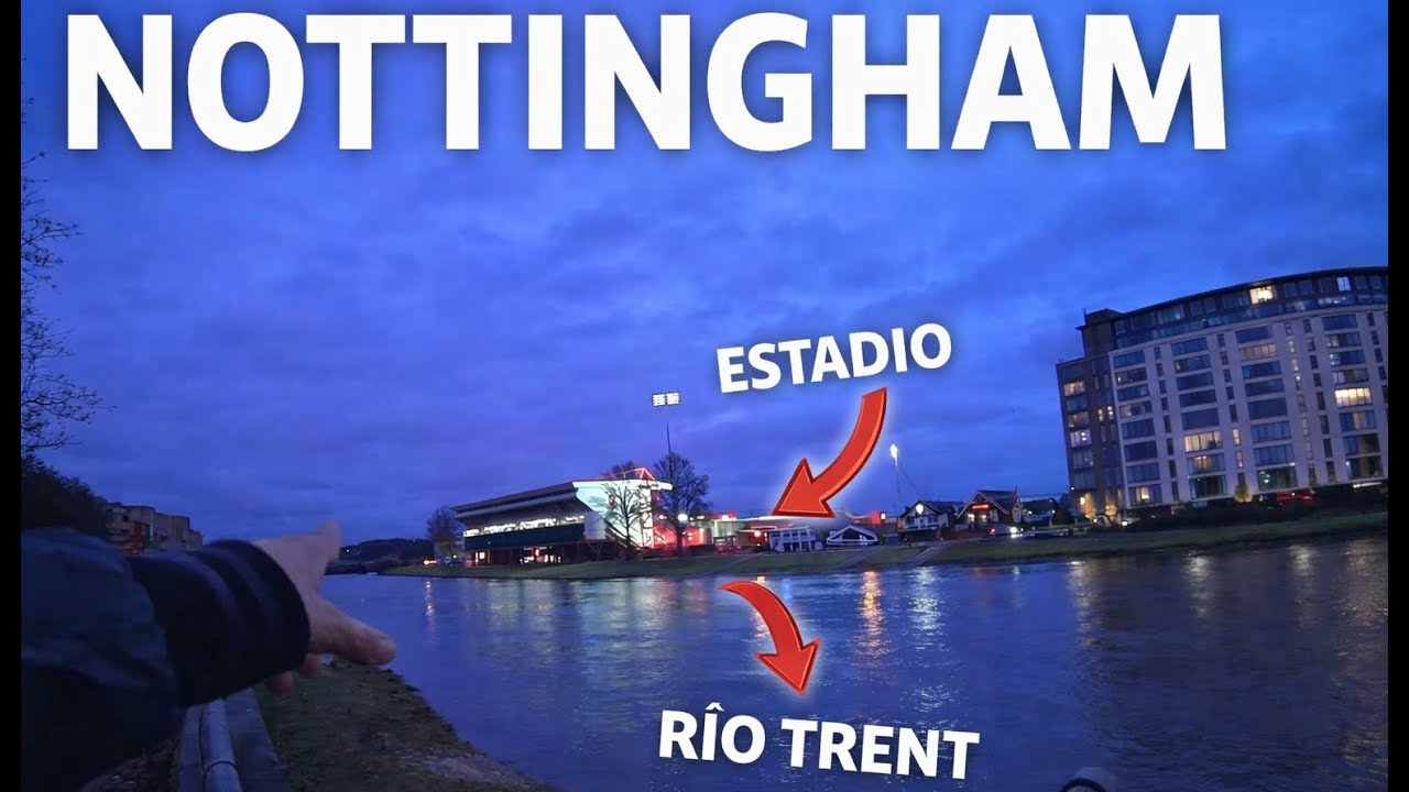 Me Sorprendió estos Lugares en NOTTINGHAM - TRENT Bridge, Estadio, Estación y Aeropuerto