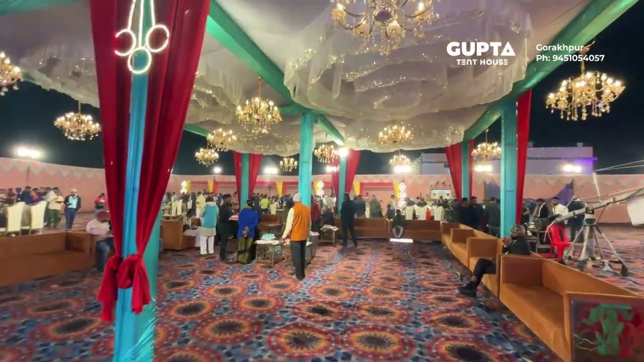 Tent Decoration in Gorakhpur | Gupta Tent House | Wedding Decoration in Gorakhpur