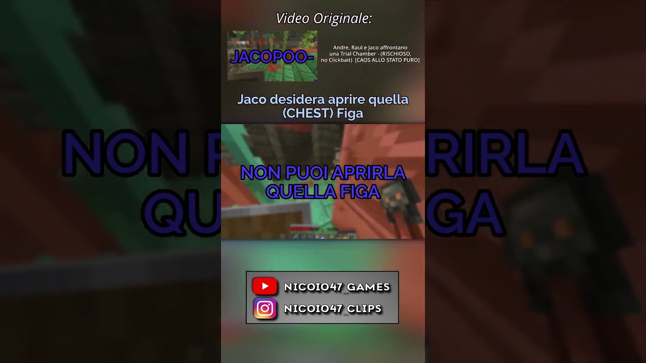 Jaco desidera aprire quella (CHEST) Figa