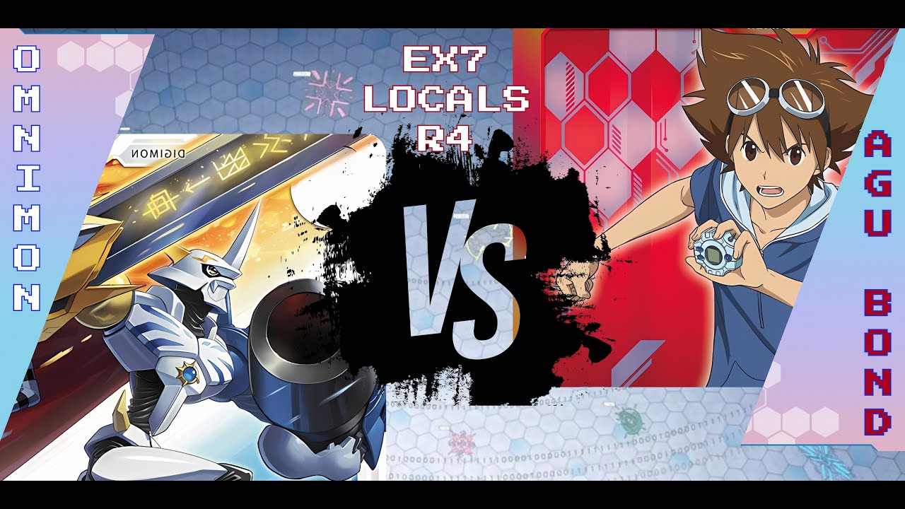 EX7 Digimon TCG Locals Finals Match! Round 4! Omnimon Ace VS Agubond Aggro