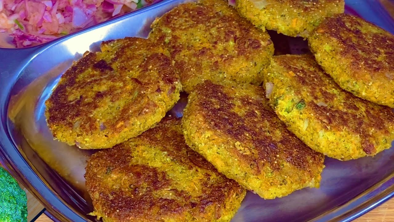 Protein Rich Broccoli 🥦 tikki 👉ఇలా చేస్తే ఎవరైనా ఒకటికి నాలుగు ఎక్కువే తినేస్తారు 😋