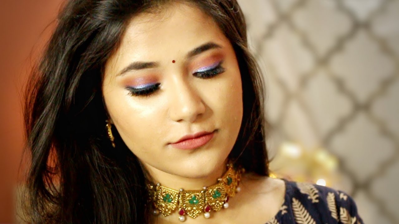 South Indian Glam Makeup look