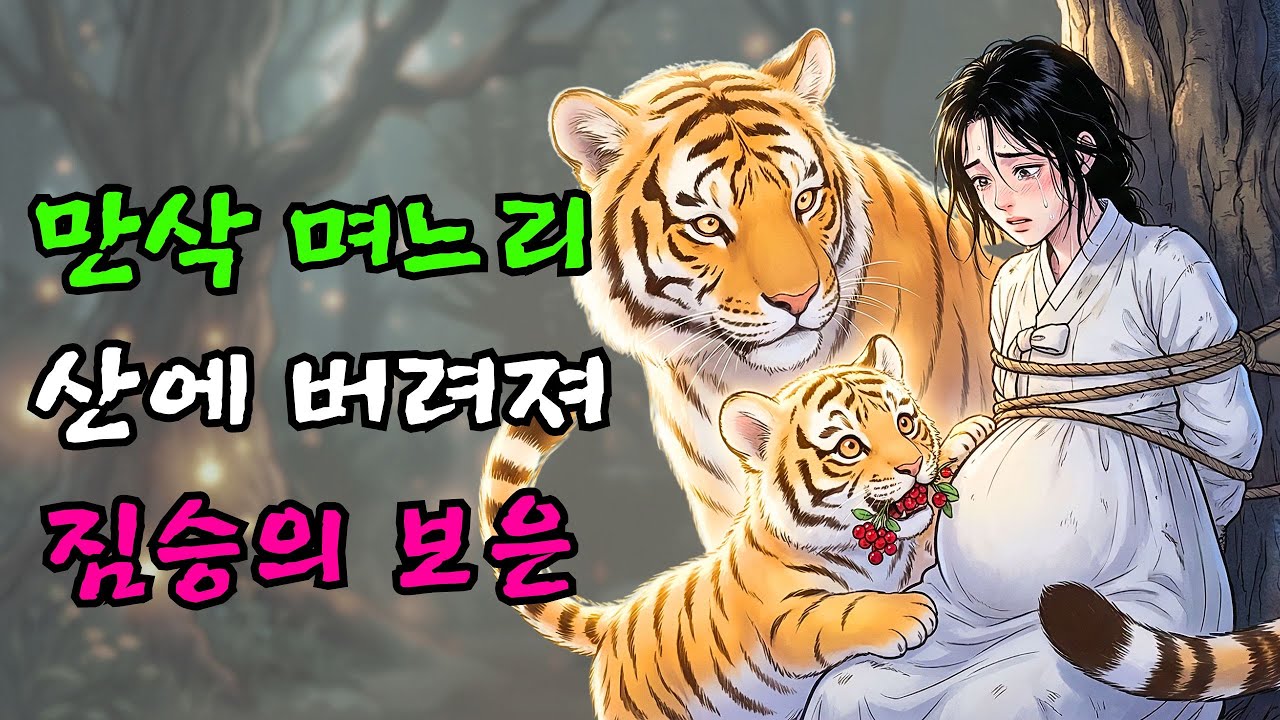 버려진 만삭 며느리에게 다가온 호랑이가 건넨 뜻밖의 물건