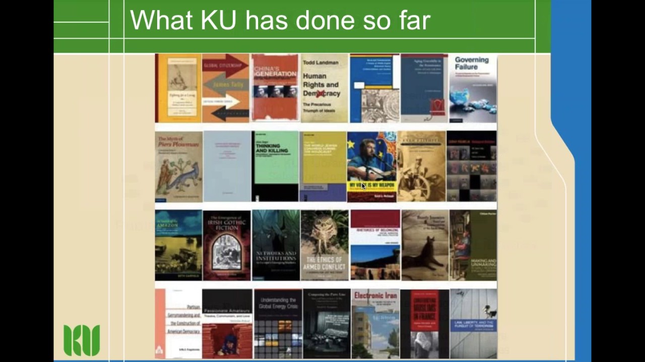 KU Select 2016 Webinar 07.12.16 by Knowledge Unlatched, co-hosted by LYRASIS