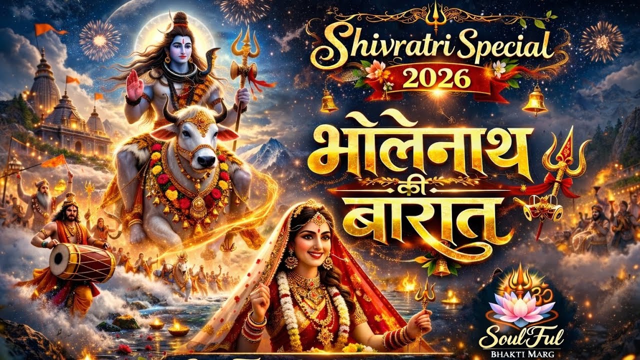 भोलेनाथ की बारात | Shivratri Special 2026 | New Shiv Bhajan | Soulful Bhakti Song #mahashivratri 