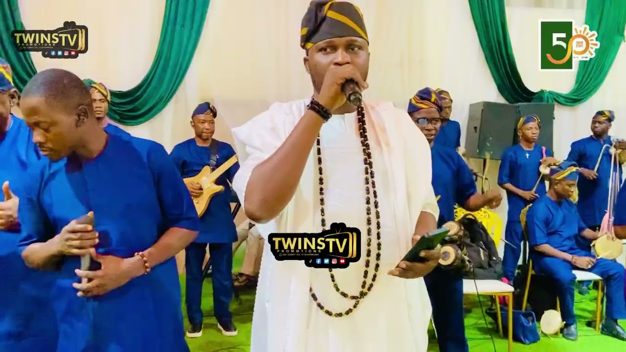 ONDO STATE @50 ..celebration  with the sir Micky band…  #ondostate #galanight #jujumusic 