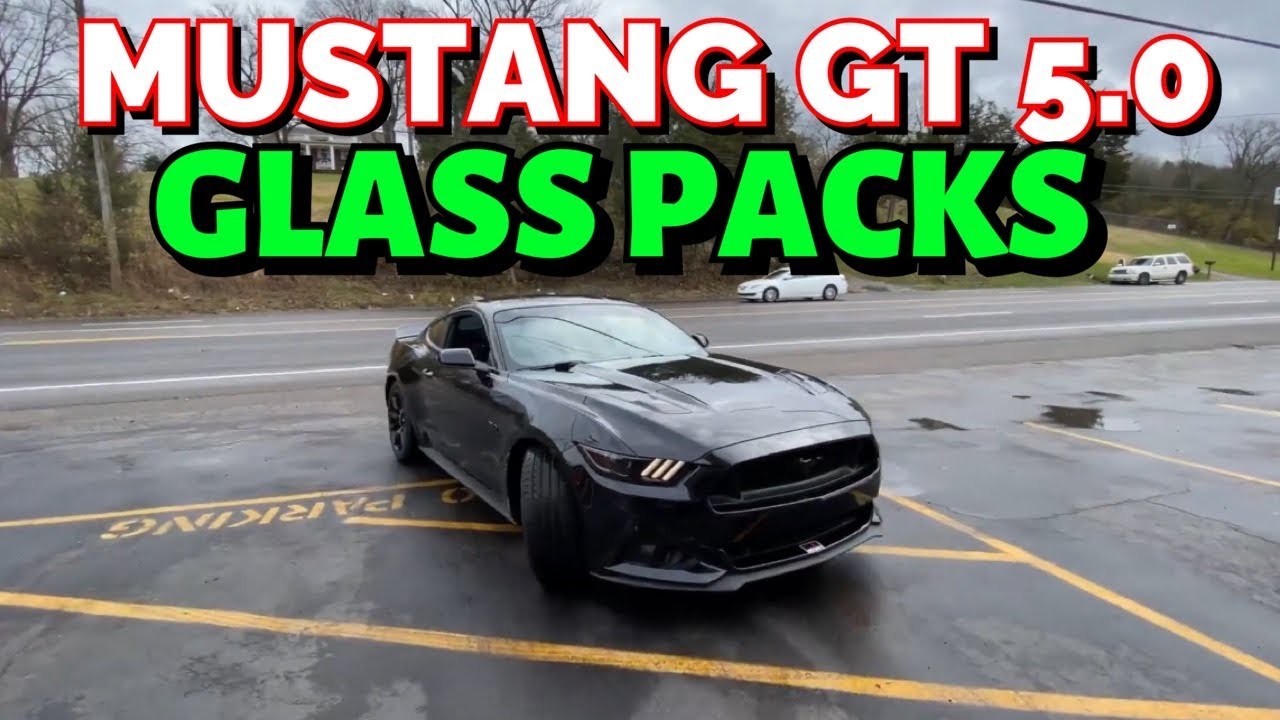 2017 Ford Mustang GT 5.0L COYOTE DUAL EXHAUST w/  GLASS PACKS!