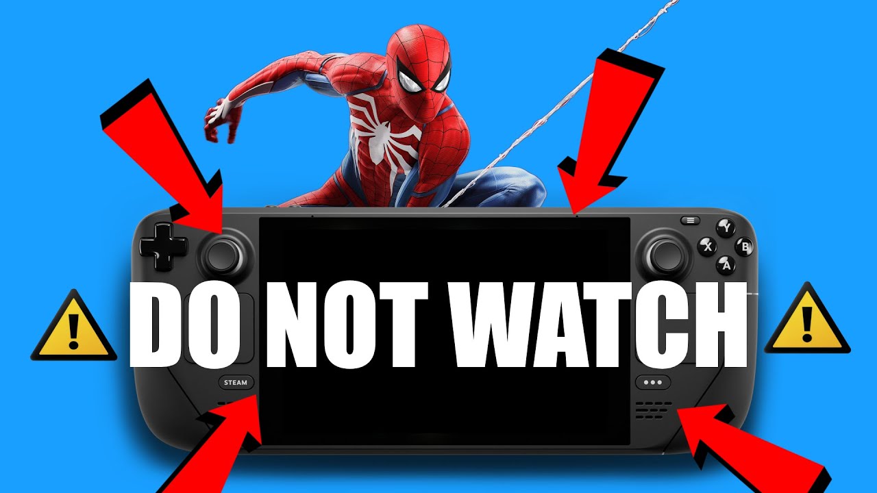Playing Spider-Man Remastered on the Steam Deck