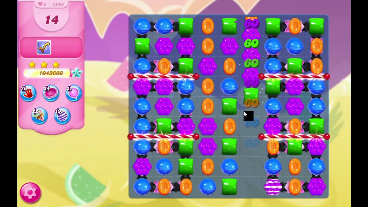 Candy Crush Saga Level 7248 To 7250